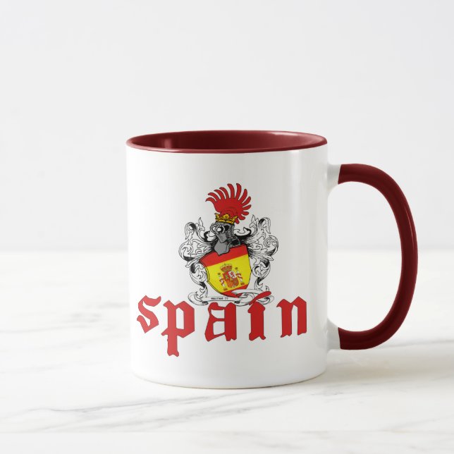 Spanien-Schild-Tasse Tasse (Rechts)