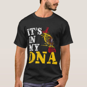 Spanien Seine in meiner DNA Spanische Flagge Españ T-Shirt