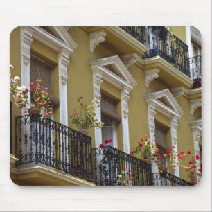 Spanien, Sevilla, Andalusien Geranien hängen über Mousepad