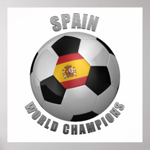 SPANIEN SOCCER-CHAMPIONEN POSTER