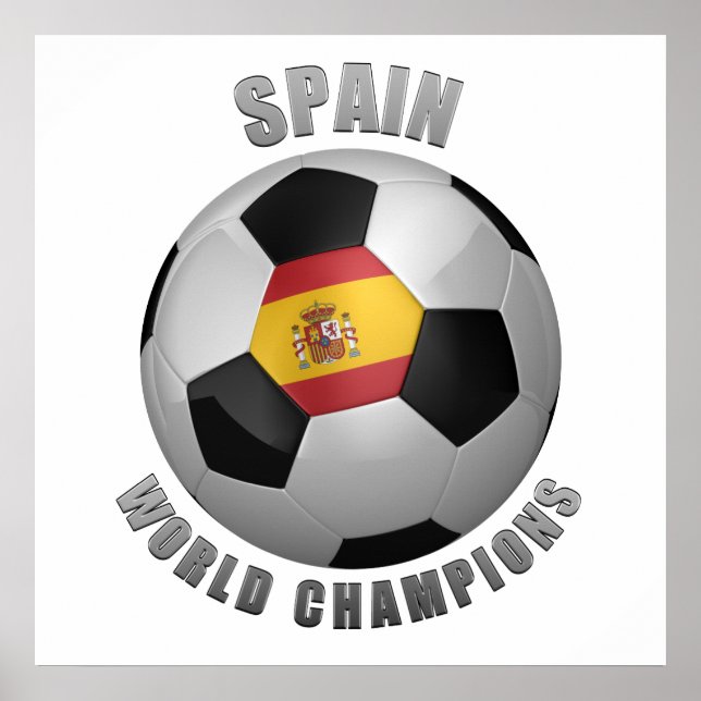 SPANIEN SOCCER-CHAMPIONEN POSTER (Vorne)