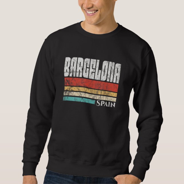 Spanien Spanien Espanol Espanol Vintag Sweatshirt (Vorderseite)