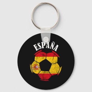 Spanien Spanien Flagge Spanien Fußballspieler Span Schlüsselanhänger