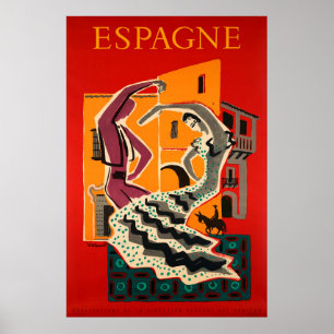 Spanien, Spanien, Reise-Plakat Poster