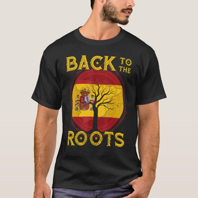 Spanien Spanien Spanien Fußball Spanien Flaggensta T-Shirt (Vorderseite)