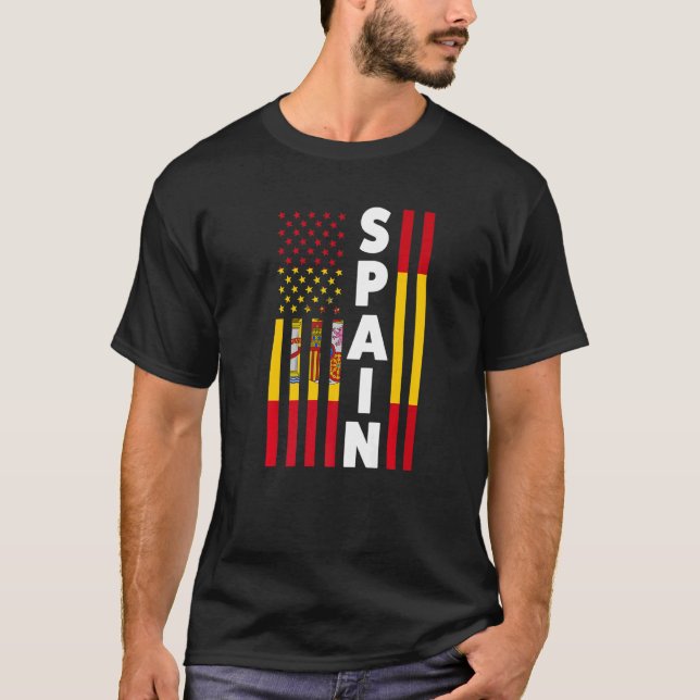 Spanien Spanien Spanien T-Shirt (Vorderseite)