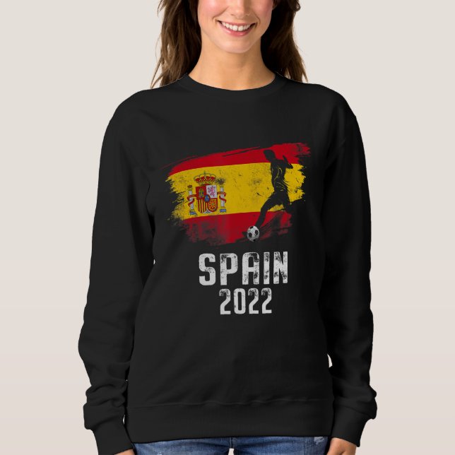 Spanien Spanische Flagge Fußballmannschaft 2022 We Sweatshirt (Vorderseite)