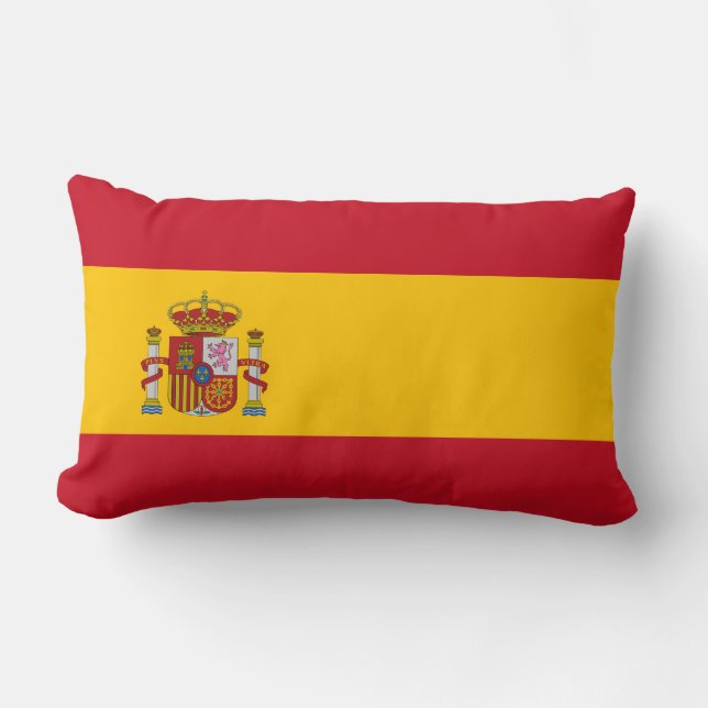 Spanien - spanische Flagge Lendenkissen (Vorderseite)