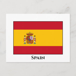 Spanien (Spanische Flagge) Postkarte