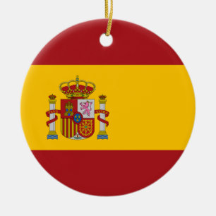 Spanien-Staatsflagge-Verzierung Keramikornament
