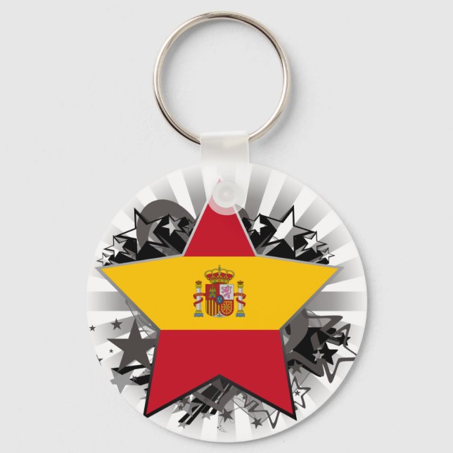 Spanien Stern Schlüsselanhänger (Vorderseite)