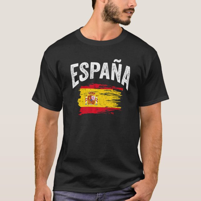 Spanien Stolz und Erbe Patriotic Spaniard España T-Shirt (Vorderseite)