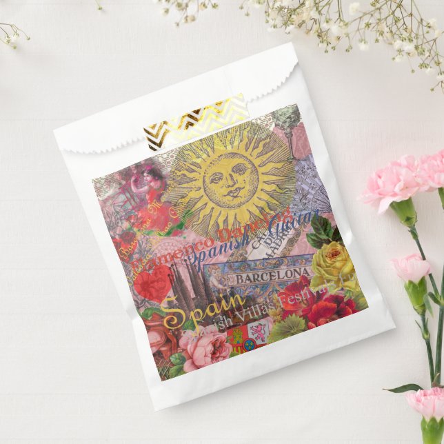 Spanien Sunshine Spanish Travel Art Geschenktütchen (Versiegelt)