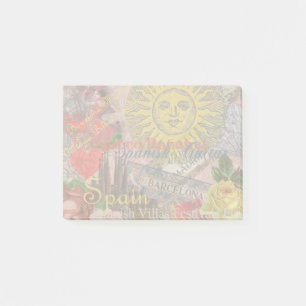 Spanien Sunshine Spanish Travel Art Post-it Klebezettel