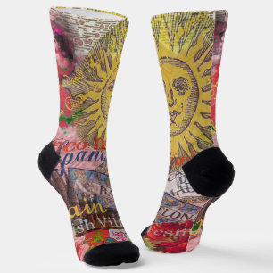 Spanien Sunshine Spanish Travel Art Socken