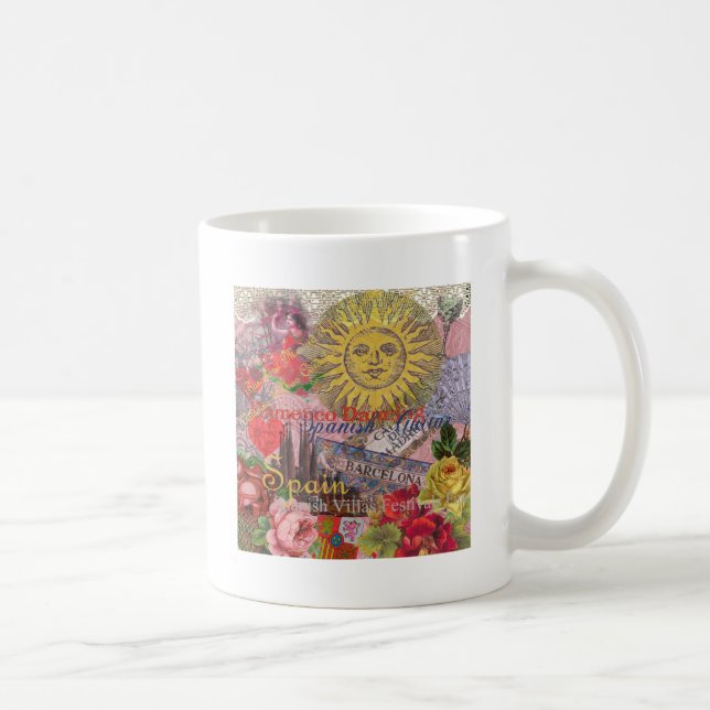 Spanien Sunshine Spanish Travel Art Tasse (Rechts)