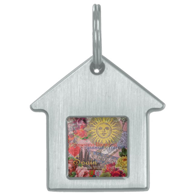 Spanien Sunshine Spanish Travel Art Tiermarke (Vorderseite)