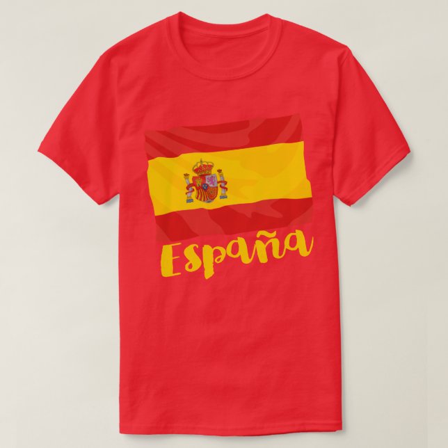 Spanien T - Shirt (Design vorne)
