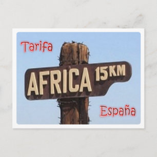 Spanien - Tarifa - Unterzeichnung - Postkarte