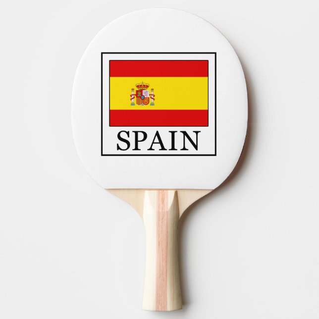 Spanien Tischtennis Schläger (Vorderseite)