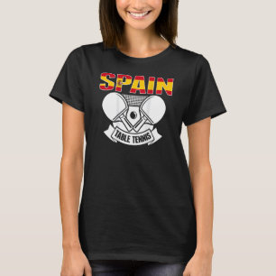 Spanien Tischtennis Unterstützen Sie den spanisc T-Shirt