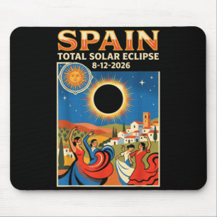 Spanien Totale Sonnenfinsternis 2026 12. August As Mousepad
