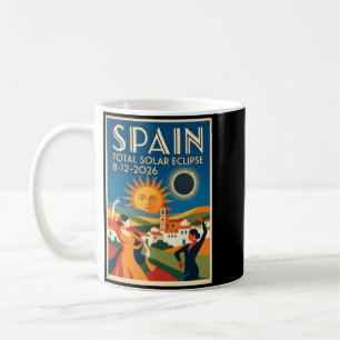 Spanien Totale Sonnenfinsternis 2026 12. August Lu Kaffeetasse
