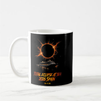 Spanien Totale Sonnenfinsternis 2026 Auf See Kreuz Kaffeetasse