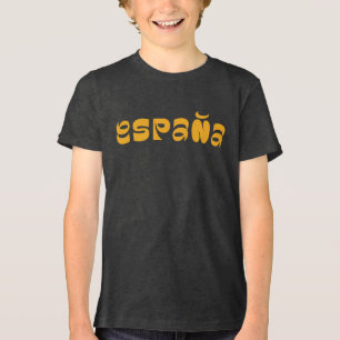 Spanien-Typografie-Logodesign-T-Shirt Tri-Blend Shirt