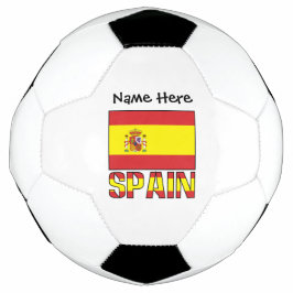 Spanien und die spanische Flagge Personalisiert Fußball