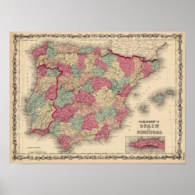 Spanien und Portugal 12 Poster (Vorne)