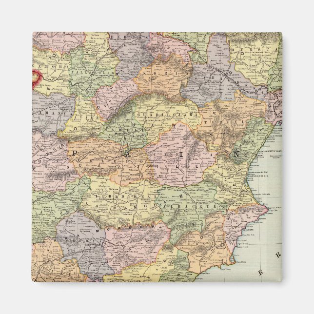 Spanien und Portugal 14 Magnet (Vorne)