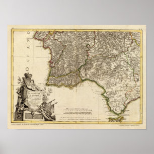 Spanien und Portugal 15 Poster