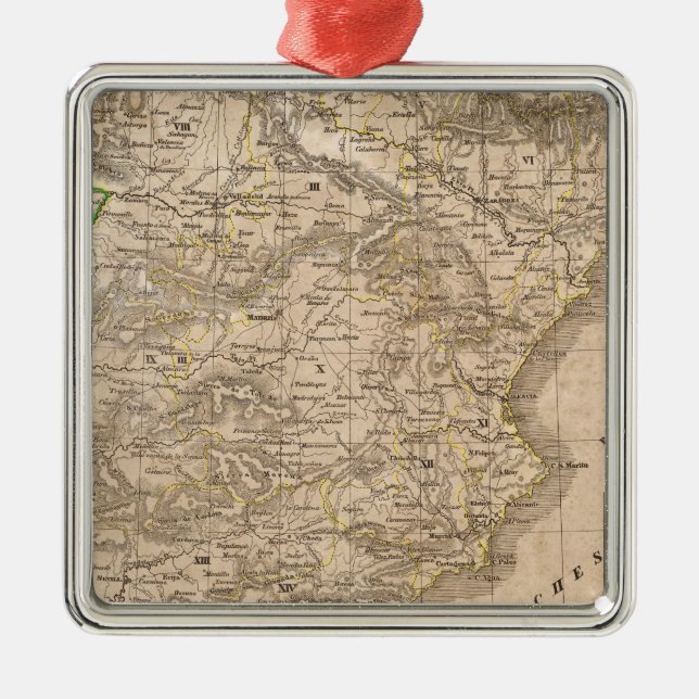 Spanien und Portugal 20 Ornament Aus Metall (Vorne)