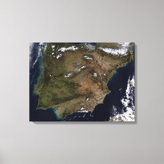 Spanien und Portugal 3 Leinwanddruck (Vorderseite)