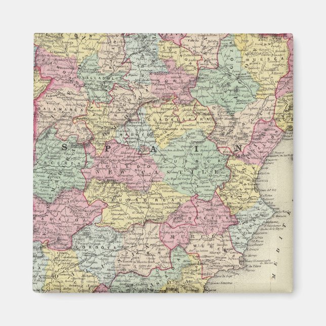 Spanien und Portugal 3 Magnet (Vorne)