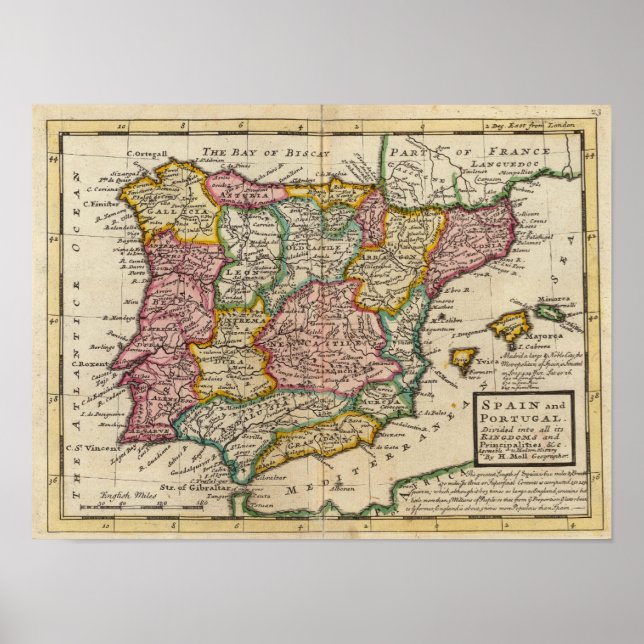 Spanien und Portugal 6 Poster (Vorne)