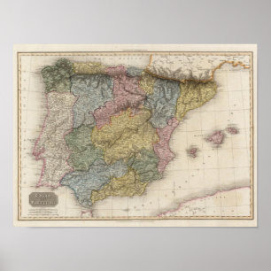 Spanien und Portugal 7 Poster