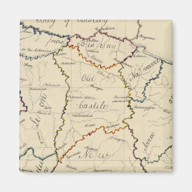 Spanien und Portugal 8 Magnet (Vorne)