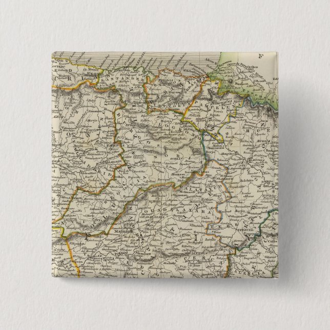 Spanien und Portugal 9 Button (Vorderseite)