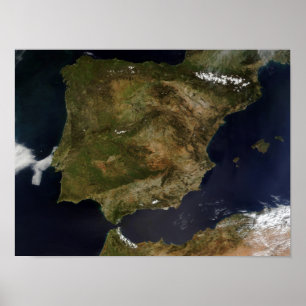 Spanien und Portugal Poster