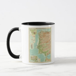 Spanien und Portugal - Western Tasse