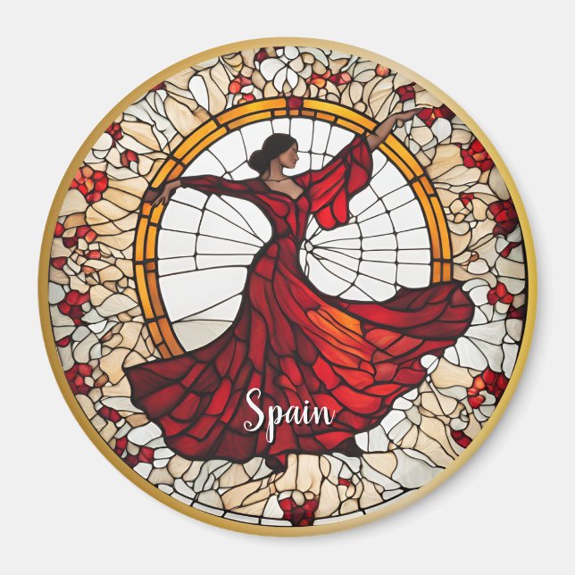 Spanien Urlaubs Souvenir  Magnet (Vorne)