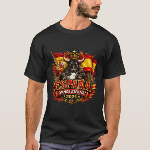 Spanien ¡Vamos España! 2026 Fußballfan T-Shirt