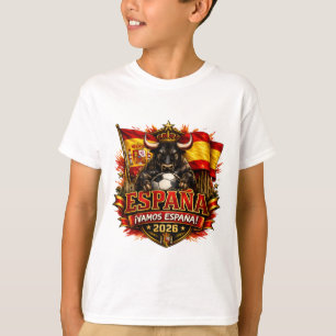 Spanien ¡Vamos España! 2026 Fußballfan T-Shirt