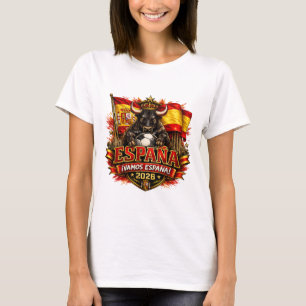 Spanien ¡Vamos España! 2026 Fußballfan T-Shirt
