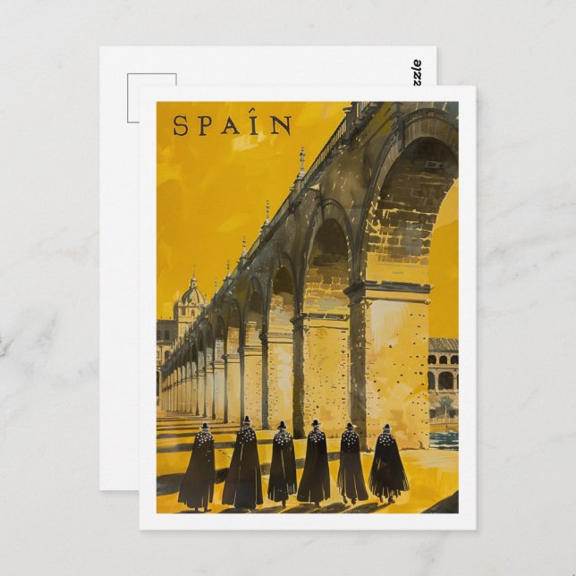 Spanien Vintag Berühmter Reiseort Postkarte (Vorne/Hinten)