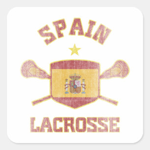 Spanien-Vintag Quadratischer Aufkleber