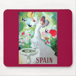 Spanien Vintage Bild Mousepad