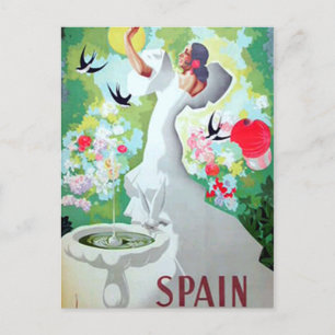 Spanien Vintage Bild Postkarte